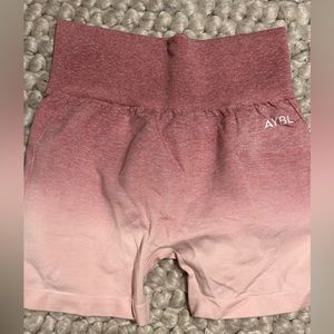 Pink ombré AYBL bike shorts